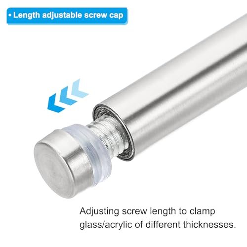 Stainless Steel Wall Standoff Mounting Hardware Advertising Glass Nail view 4