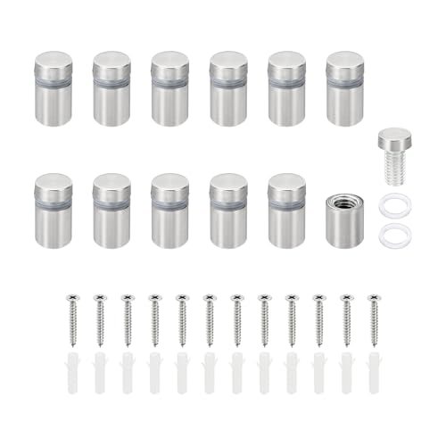 Stainless Steel Wall Standoff Mounting Hardware Advertising Glass Nail — PATIKIL