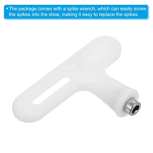 Steel Track Spikes Wrench Sports Shoe Spikes Replacement Tool White, T view 4