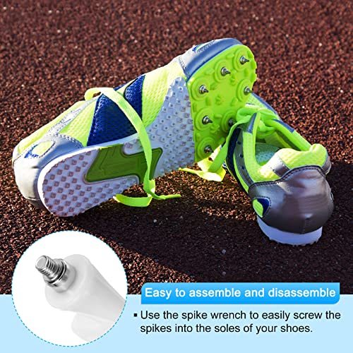 Steel Track Spikes Wrench Sports Shoe Spikes Replacement Tool White, T view 5
