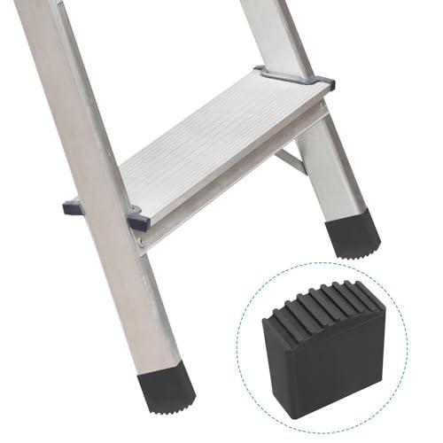 Step Ladder Foot Mat, 2 Pack Herringbone Ladder Feet Cover Non-Slip view 5