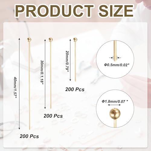 Straight Pins Findings view 2