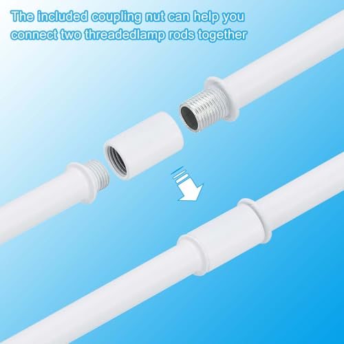 Straight Pipe Lamp Stems Rod Kit view 4