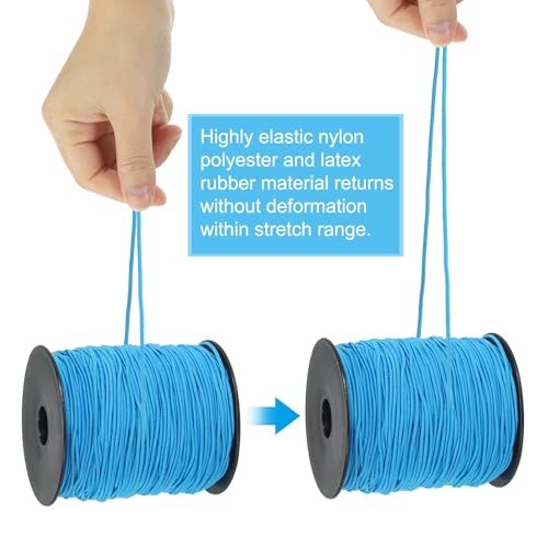 Stretchy String for Bracelets 109 Yards / 100m, 1.5mm Elastic Cord for view 3