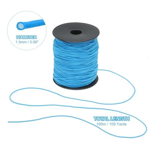 Stretchy String for Bracelets 109 Yards / 100m, 1.5mm Elastic Cord for view 2