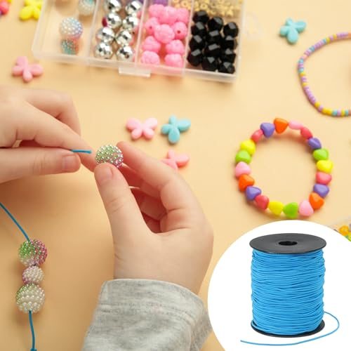 Stretchy String for Bracelets 109 Yards / 100m, 1.5mm Elastic Cord for view 5