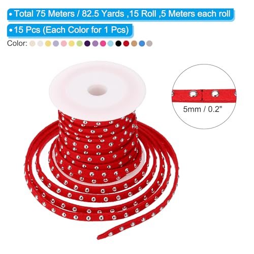 Studded Faux Suede Cord Rope view 2