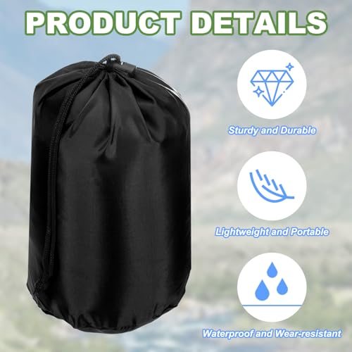 Stuff Sack, 9 x 16 Inch Waterproof Outdoor Storage Sack Portable view 3