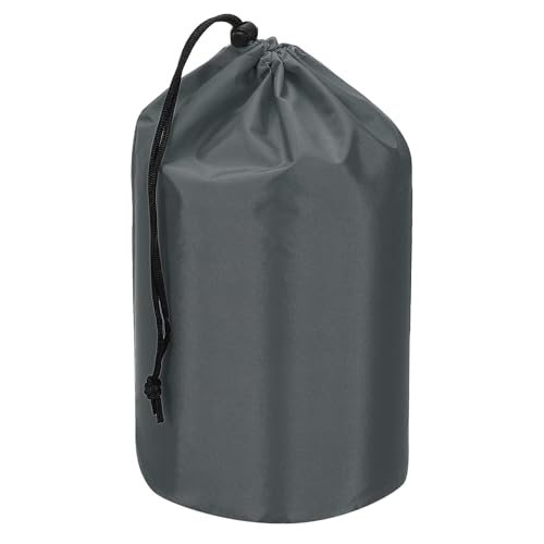 Stuff Sack, Waterproof Outdoor Storage Sack 9x17In Dark Grey, Portable — PATIKIL