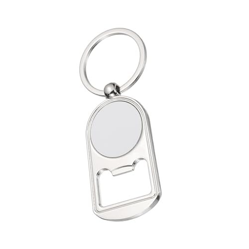 Sublimation Blanks Keychains Metal Bottle Opener Blank Key Rings — PATIKIL