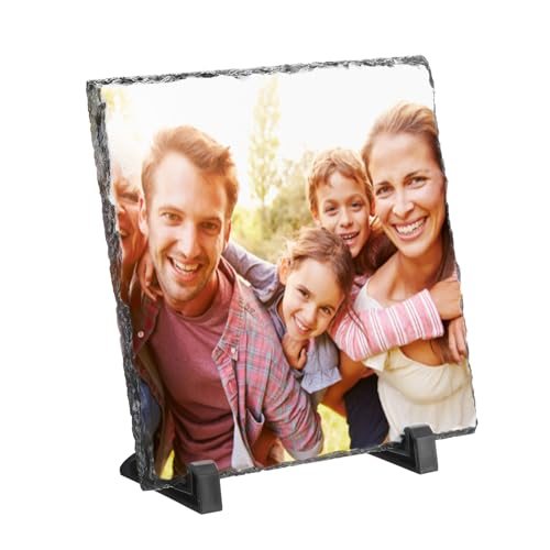 Sublimation Slate Blanks, Square Stone Sublimation Photo Frame, Heat — PATIKIL