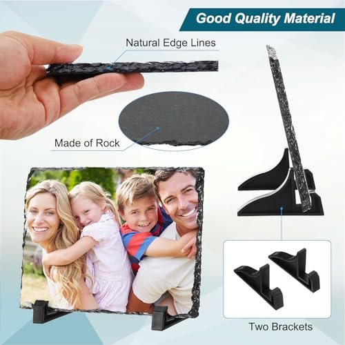 Sublimation Slate Blanks, Square Stone Sublimation Photo Frame, Heat view 4