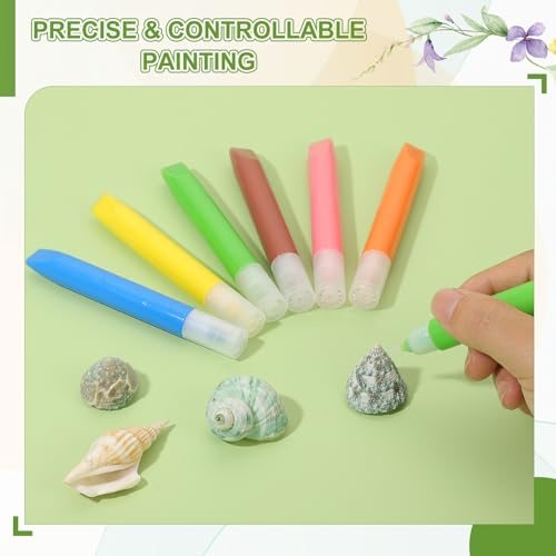 Suncatcher Paint Pen, 6Pack, Sun Catcher Paint Pen Stained Glass Window view 4