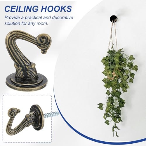Swag Hooks, 2 Pcs Heavy Duty Ceiling Hooks view 4