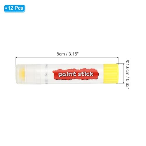 Tempera Paint Sticks, 12 Pcs Solid Tempera Paints Sticks Washable Bulk view 2