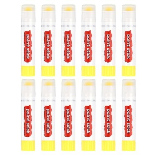 Tempera Paint Sticks, 12 Pcs Solid Tempera Paints Sticks Washable Bulk — PATIKIL