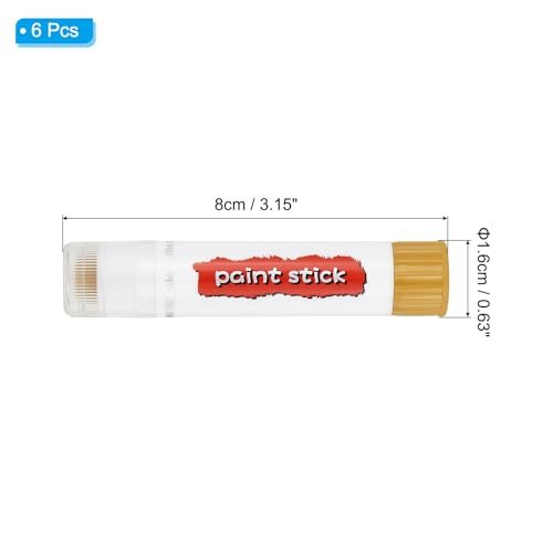 Tempera Paint Sticks, 6 Pcs Solid Tempera Paints Sticks Washable Bulk view 2