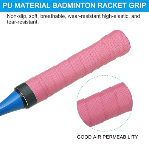 Tennis Badminton Racket Overgrip, 10 Pack Anti Slip Racquet Grip Tape view 5