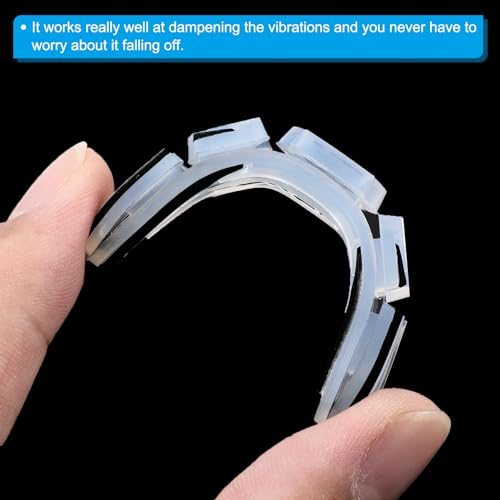 Tennis Racket Vibration Dampener, 3 Pack Soft Silicone Racquet Shock view 4