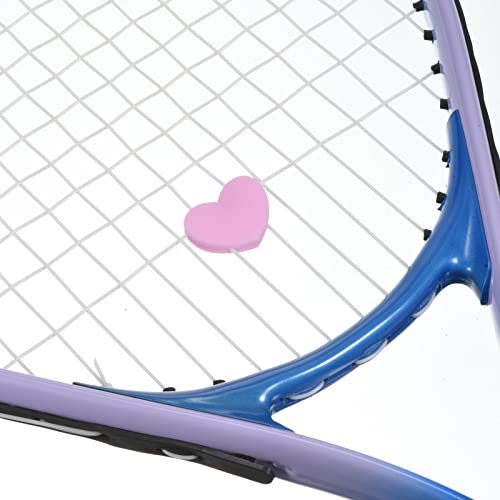 Tennis Vibration Dampener, 4 Pack Heart-Shaped Silicone Shock Absorber view 5