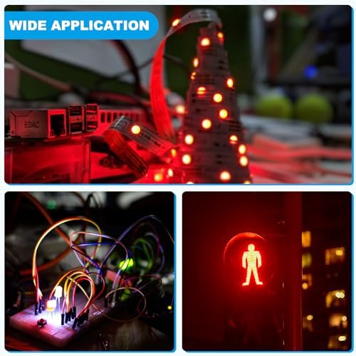 Tiny LED Diode Light 3mm 3-6V DC Colorful Fast Flash 3-6V DC view 5