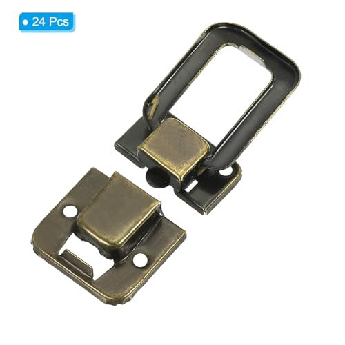 Toggle Catch Lock 1.4" x 0.9", 24 Pack Metal Buckle Hasp Lock Latch Clasp view 3