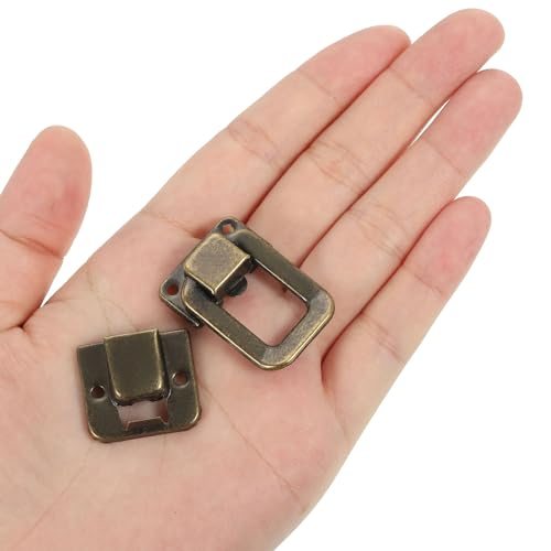 Toggle Catch Lock 1.4" x 0.9", 24 Pack Metal Buckle Hasp Lock Latch Clasp view 4