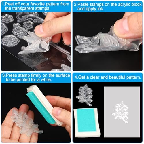 Transparent Silicone Stamps, 1 Pcs T2019 Happy Birthday Balloon Cake view 4