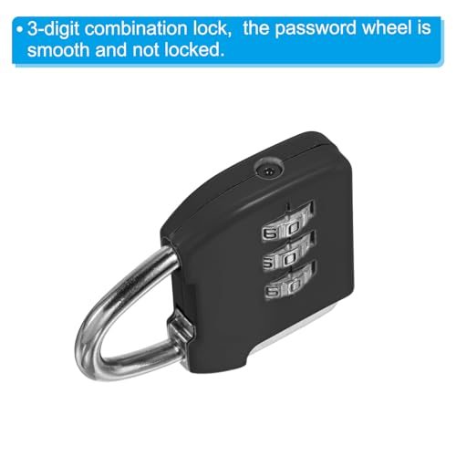 Travel Padlock Set, Coated Safety Wire Rope, Double Loop view 4