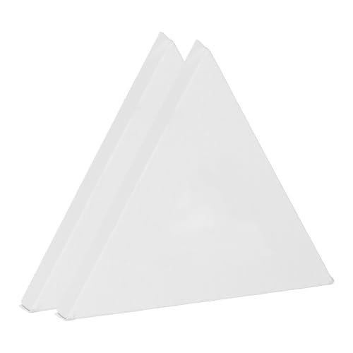 Triangle Shaped Canvas Board 6"x6" Blank Painting Board — PATIKIL