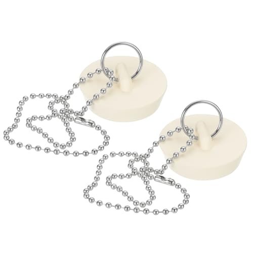 Tub Drain Stopper for 1-5/8" Rubber Bath Sink Stopper 2Pcs — PATIKIL