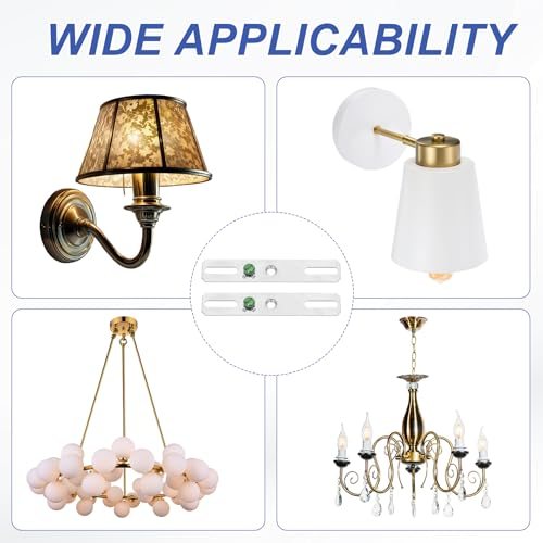Universal Light Fixture Mounting Bracket Canopy Hardware Set view 5