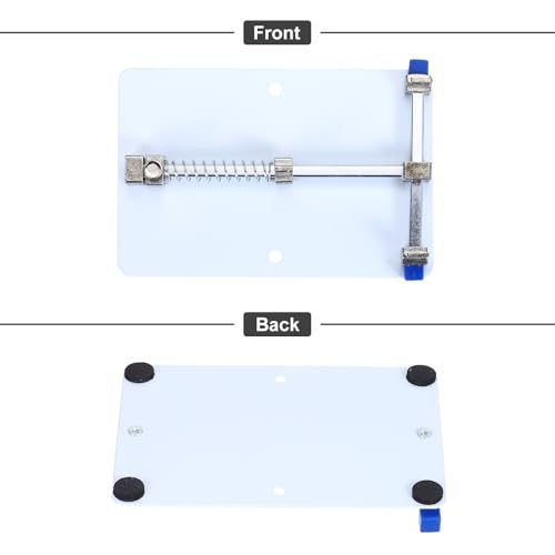 Universal PCB Holder 3.1"x4.7"x0.7" Multifunctional PCB Silver view 3