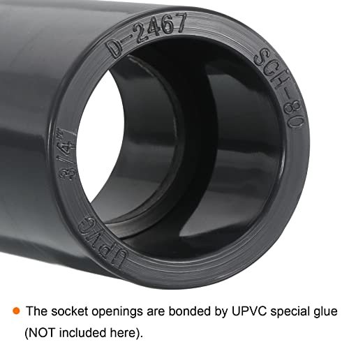 UPVC Pipe Fitting 3/4" Socket Schedule 80 view 5
