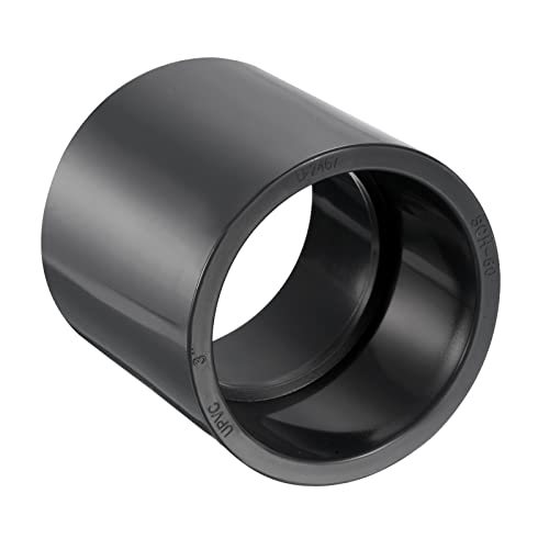 UPVC Pipe Fitting 3" Socket Schedule 80, Gray view 3