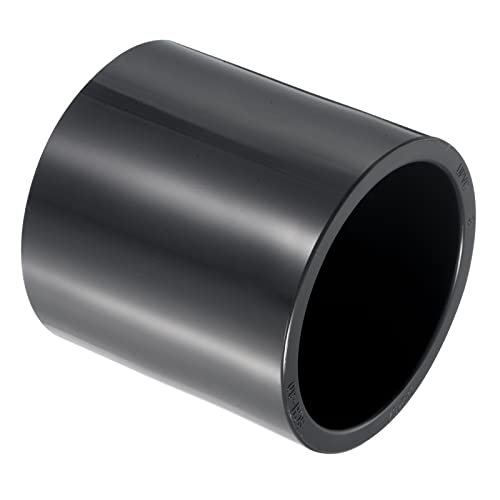 UPVC Pipe Fitting 3" Socket Schedule 80, Gray — PATIKIL