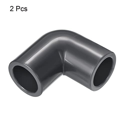UPVC Pipe Fitting Elbow Schedule 80 3/4" Socket, 2 Pack 90 Degree Adapter view 3