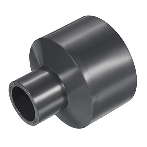 UPVC Reducer Pipe Fitting 2" x 3/4" Socket Schedule 80 view 3