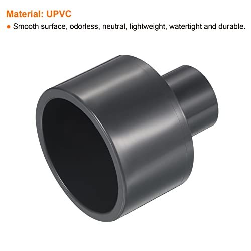 UPVC Reducer Pipe Fitting 2" x 3/4" Socket Schedule 80 view 4