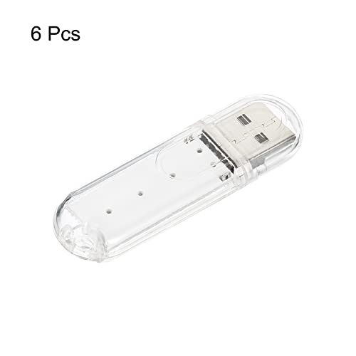 USB Night Light, 6 Pack Portable Plug-in Mini LED Lamp Stick 3 Beads view 3