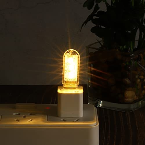 USB Night Light, 6 Pack Portable Plug-in Mini LED Lamp Stick 3 Beads view 5