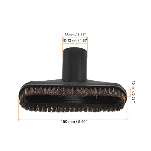 Vacuum Cleaner Hose Brush Attachment, 32mm 1-1/4 Inch Rectangle Vacuum view 2