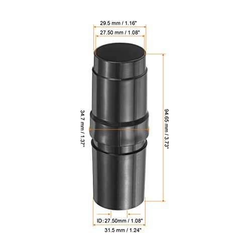 Vacuum Hose Adapter, 2 Pack Wet/Dry Vacuum Cleaner Attachment 29mm view 2