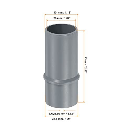 Vacuum Hose Adapter, 2 Pack Wet/Dry Vacuum Cleaner Attachment 29mm view 2