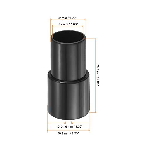 Vacuum Hose Adapter, 2 Pack Wet/Dry Vacuum Cleaner Attachment 35mm view 2