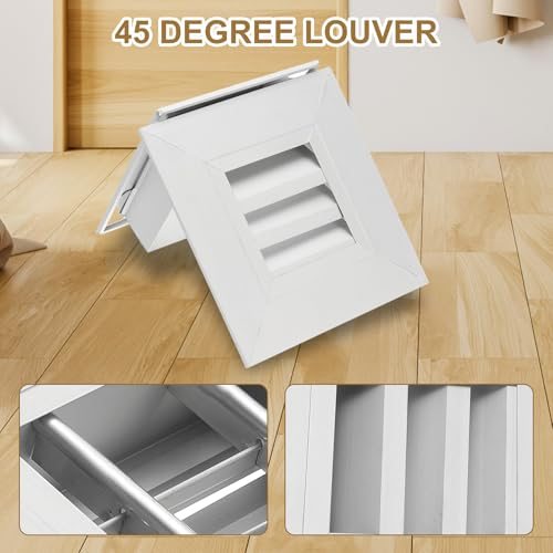 Ventilation Cover Louvered view 3