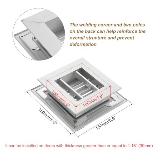 Ventilation Cover Louvered view 4
