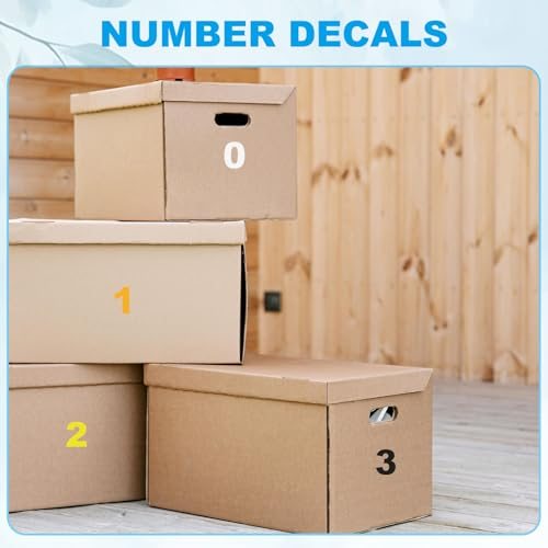 Vinyl Mailbox Number Decals, Self-Adhesive Stickers view 5