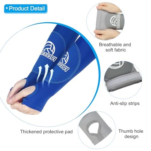 Volleyball Arm Sleeves, 1 Pair Passing Forearm Sleeve view 3