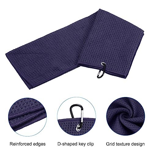 Waffle Pattern Towels Soft Fiber Strong Water Absorption view 4